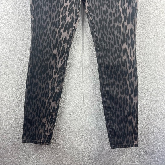 L’AGENCE Paris l 31 Marguerite Leopard Print High Rise Skinny 30” Stretch Jeans - Picture 3 of 15